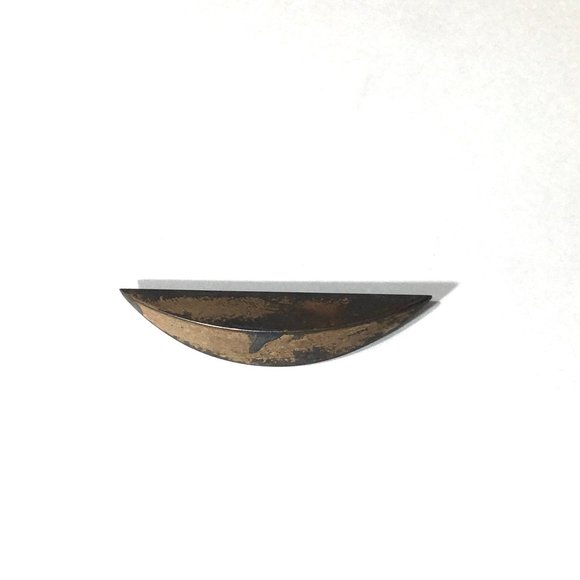 Marcin Zaremski Modernist Poland Oxidized Sterling Silver Brooch Pin #7501